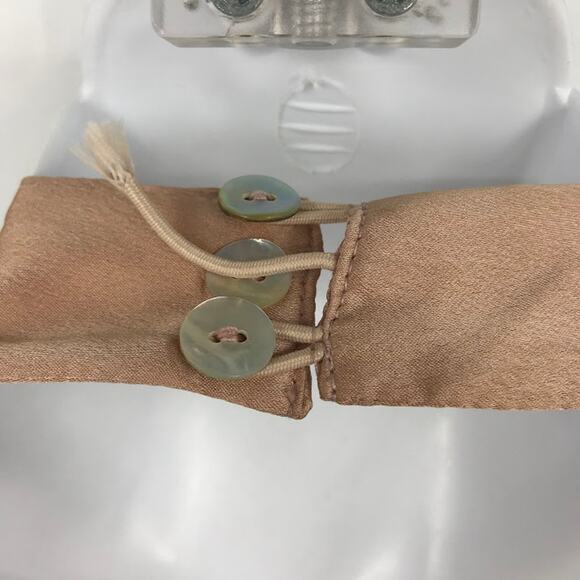 Show Me Your Mumu Jasmine Halter Midi Dress S Crossover Neck Open Back Satin - Picture 6 of 7